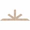 Ekena Millwork Saratoga Smooth Timber Gable Bracket, Douglas Fir, 84"W x 31"H x 5 1/2"D x 5 1/2"F, 9/12 Pitch GBW084X31X0606SAR00SDF - alternate 1